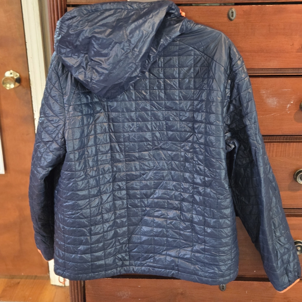 Lands' End Men's Blue and Orange Lightweight Jacket - Picture 2 of 3